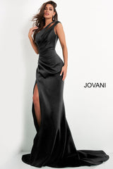 Jovani 04222 One Shoulder Long Mermaid Gown