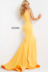 Jovani 06763 One Shoulder Sexy Long Prom Dress