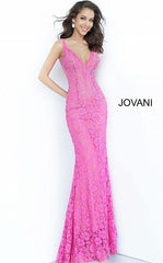 Jovani 48994 Prom Long Formal Fitted Lace dress