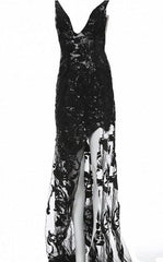 Jovani 4084 Prom Long Formal High Slit Sexy Dress