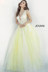 Prom Long Sleeveless Ball Gown by Jovani 55634