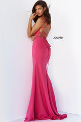 Jovani 07402 Spaghetti Strap Long Prom Gown