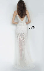 Jovani 60695 Spaghetti Strap Long Prom Gown