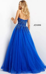 Jovani 07946 Strapless Long Prom Gown