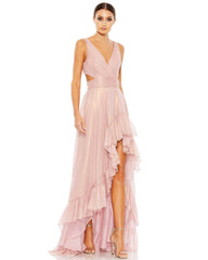 High Low Prom Formal Dress High Low Detail Mac Duggal 49526