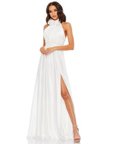 Long Formal Chiffon Prom Dress Chiffon Fabric Mac Duggal 49333