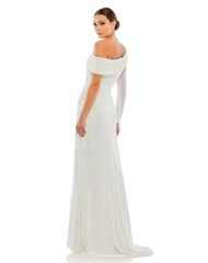 Prom Long One Shoulder Formal Gown One Shoulder Detail Mac Duggal 26571