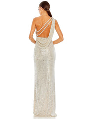 Prom Long One-Shoulder Formal Gown by Mac Duggal 26990