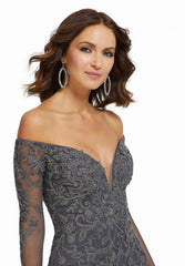 MGNY Madeline Gardner New York 72015 Long Formal Evening Dress