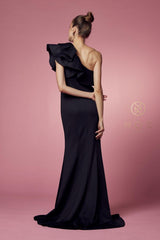 One Shoulder Sexy Long Prom Dress