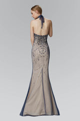 Prom Long Formal Dress Halter Neck Evening Gown