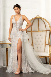 Prom Long Formal Spaghetti Strap Mermaid Dress