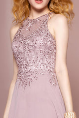 Sleeveless Long Prom Gown Formal Dress