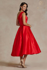 Long One Shoulder Formal Dress JE931