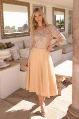 Nox Anabel MF104 Short Mother of the Bride Plus Size Dress