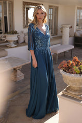 Nox Anabel MF100 Plus Size Long Formal Mother of the Bride Dress