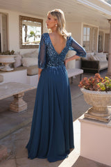 Nox Anabel MF100 Plus Size Long Formal Mother of the Bride Dress