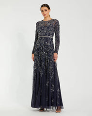 Formal Floral Dress A Line Mac Duggal 10093