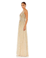 Long Spaghetti Strap Prom Dress Spaghetti Straps Mac Duggal 10928