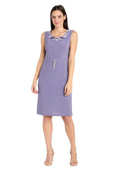 Short Printed Dress 2 Piece Petite R&M Richards 1627P