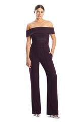 Alexander by Daymor 1751S23 Long Formal Pocket Sequin Jumpsuit