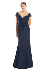 Alexander by Daymor 1752S23 Long Formal Mother of the Bride Lace Dress