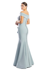 Alexander by Daymor 1756S23 Fitted Long Formal Peplum Evening Dress