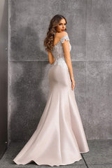 Terani Couture 252E5133 Long Mermaid Beaded Corset Formal Dress