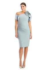 Alexander by Daymor 1762SHORTS23 Short Fitted Knee Length Cocktail Dress