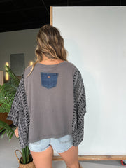 The Rolling Stones Mix & Match Grey Aztec