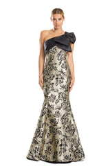 Alexander by Daymor 1851F23 Long Mermaid Formal Floral Evening Prom Dress
