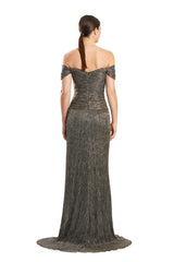 Alexander by Daymor 1858F23 Long A Line Formal Evening Prom Dress
