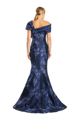 Alexander by Daymor 1864F23 Printed Lng Mermaid Formal Evening Dress