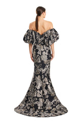 Alexander by Daymor 1869F23 Long Mermaid Formal Floral Print Evening Dress