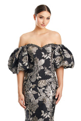 Alexander by Daymor 1869F23 Long Mermaid Formal Floral Print Evening Dress