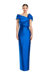Alexander by Daymor 1885F23 Long Formal Pleated Evening Dress