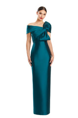 Alexander by Daymor 1885F23 Long Formal Pleated Evening Dress