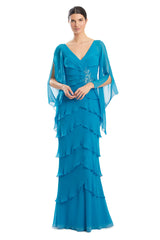 Alexander by Daymor 1957S24 Long Mother of the Bride Beaded Formal Dress