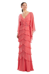 Alexander by Daymor 1957S24 Long Mother of the Bride Beaded Formal Dress