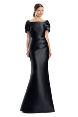 Alexander by Daymor 1967S24 Pleated Long Formal Mermaid Dress