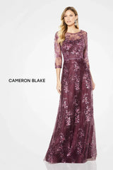 Cameron Blake 118682 Formal Long Mother of the Bride A Line Dress