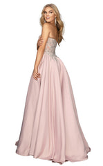 Terani Couture 2011P1197 Long Strapless Prom Dress