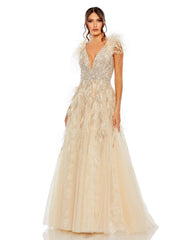 Long Sleeveless Formal Evening Gown Sleeveless Detail Mac Duggal 20259