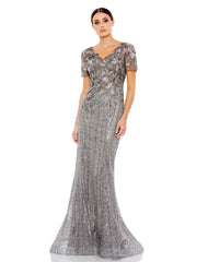 Long Fitted Formal Evening Trumpet Gown Fitted Trumpet Evening Mac Duggal 20282