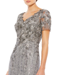 Long Fitted Formal Evening Trumpet Gown Fitted Trumpet Evening Mac Duggal 20282