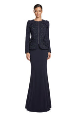 Alexander by Daymor 2040-44F24 Long Sleeve Mother of the Bride Formal Dress
