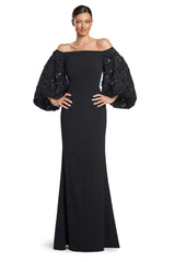Alexander by Daymor 2047F24 Long Formal Beaded Lace Evening Dress