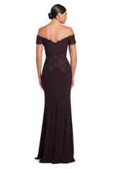 Alexander by Daymor 2057F24 Beaded Evening Long Formal Fitted Dress
