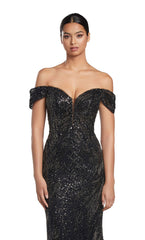 Alexander by Daymor 2075F24 Prom Fitted Long Formal Evening Dress