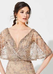 Ivonne D 219D72 Long Mother of the Bride Formal Lace Dress